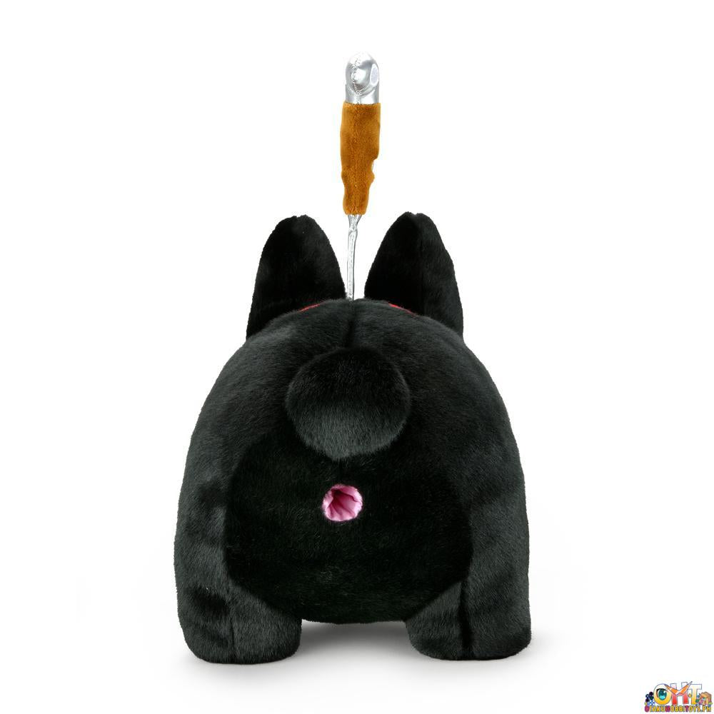 kidrobot Backstab Smorkin Labbit 14" Plush by Frank Kozik - Black Edition