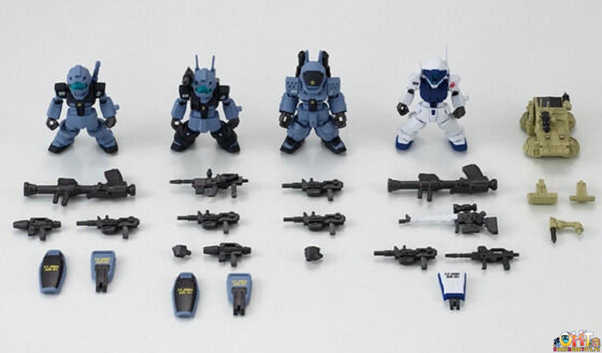 Bandai FW Gundam Converge Core Mobile Suit Gundam Side Story 0079: Rise From The Ashes White Dingo Team Set W/o Gum