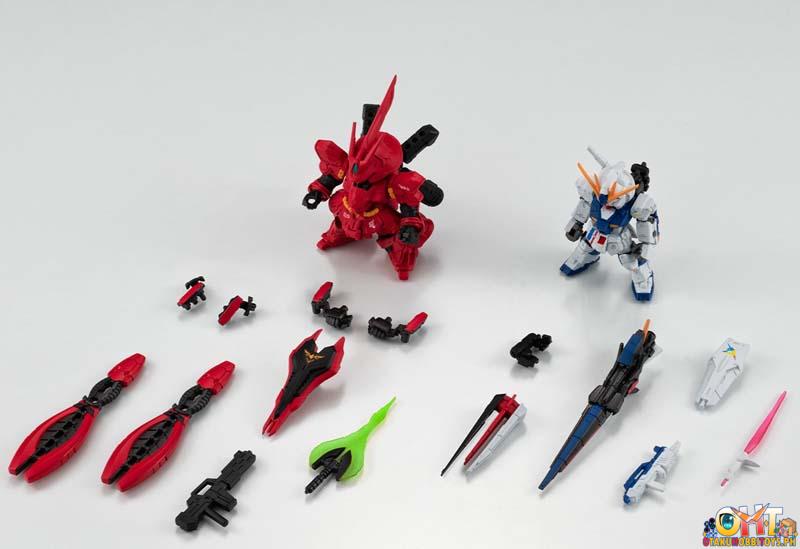 Bandai FW Gundam Converge Core RX-93ff ν GUNDAM & MSN-04FF SAZABI