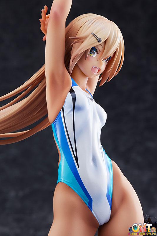 Amakuni ARMS NOTE 1/7 Kouhai-chan of the Swimming Club Blue Line Swimsuit Ver.