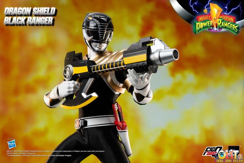 Threezero Mighty Morphin Power Rangers FigZero 1/6 Dragon Shield Black Ranger (US Ver.)