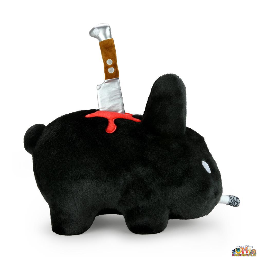 kidrobot Backstab Smorkin Labbit 14" Plush by Frank Kozik - Black Edition