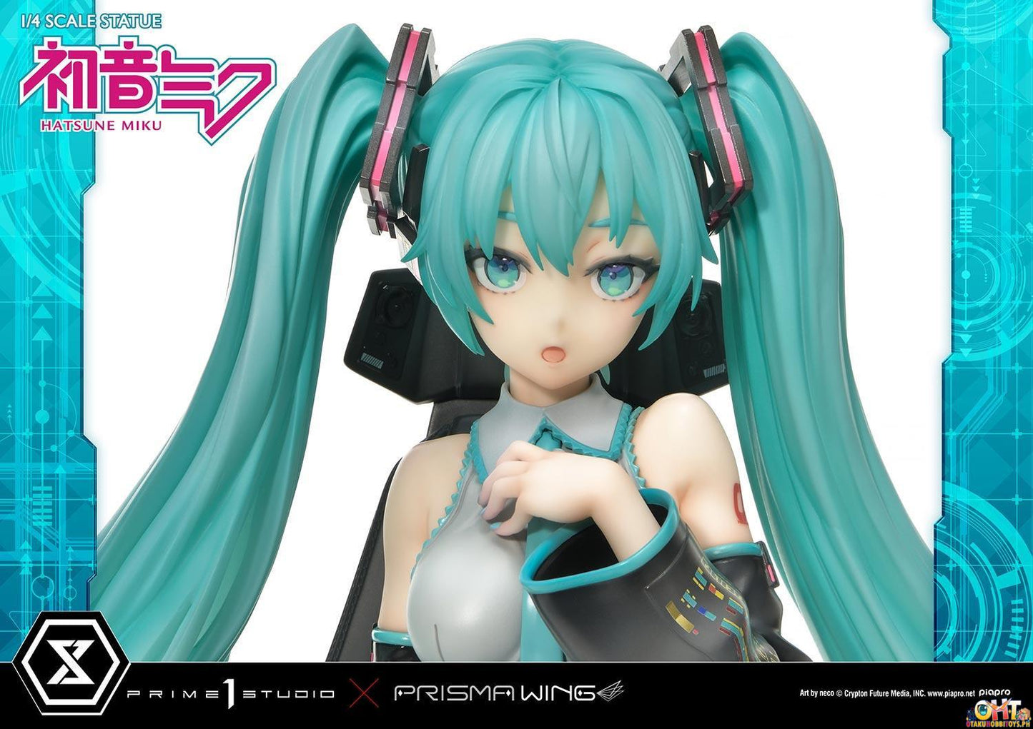PRISMA WING Piapro Characters 1/4 Hatsune Miku "Art by neco" Scale Statue Bonus Version PWPCL-07S