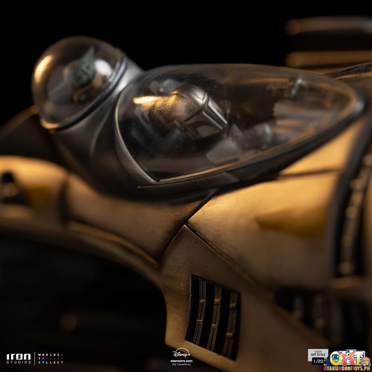 Iron Studios Star Wars: The Book of Boba Fett 1/20 Mando's N-1 Starfighter Demi Art Scale