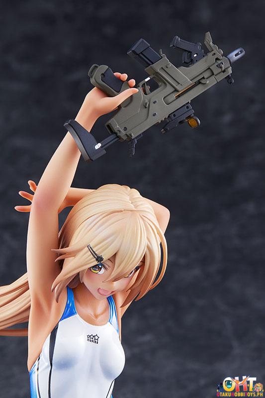 Amakuni ARMS NOTE 1/7 Kouhai-chan of the Swimming Club Blue Line Swimsuit Ver.