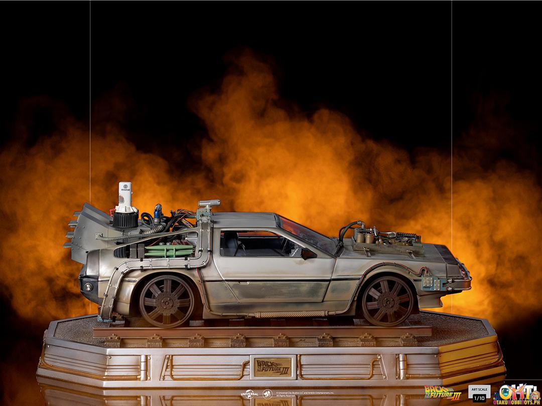Iron Studios Back to the Future Part III 1/10 DeLorean III Art Scale