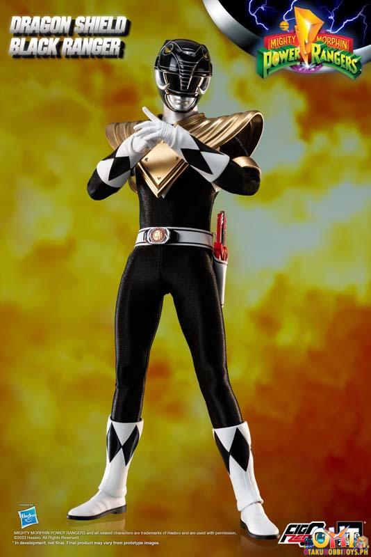 Threezero Mighty Morphin Power Rangers FigZero 1/6 Dragon Shield Black Ranger (US Ver.)