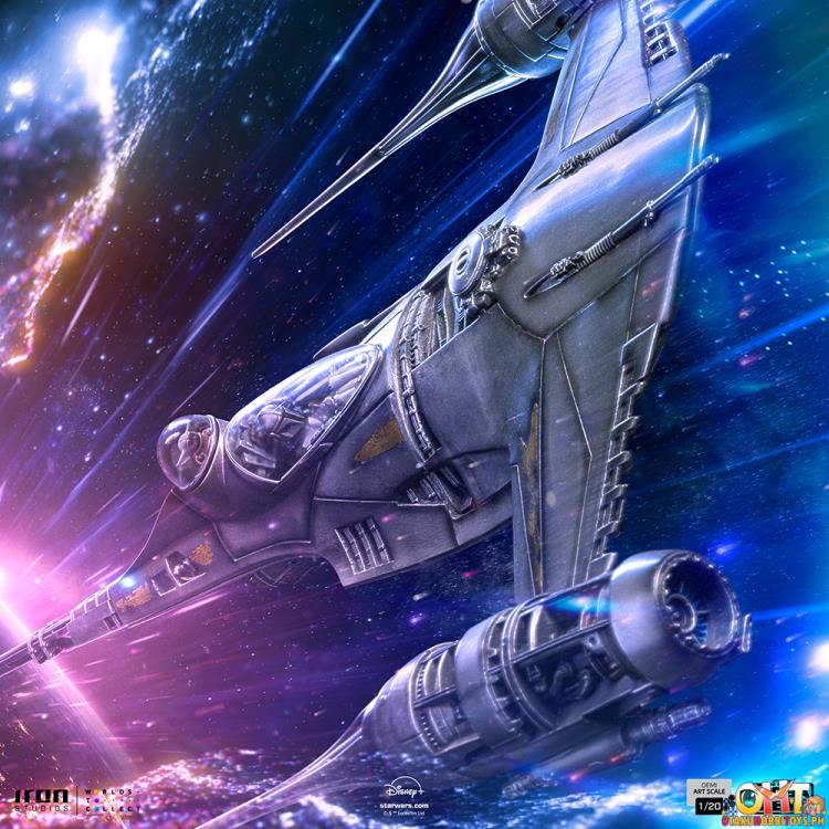 Iron Studios Star Wars: The Book of Boba Fett 1/20 Mando's N-1 Starfighter Demi Art Scale