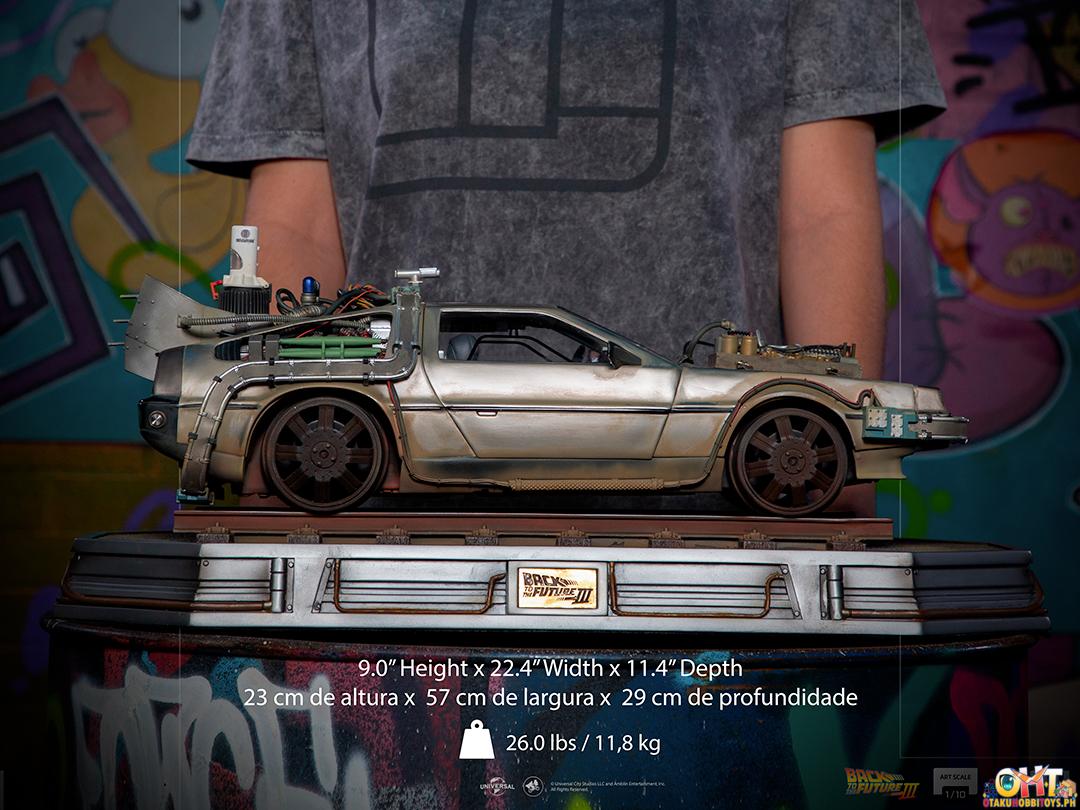 Iron Studios Back to the Future Part III 1/10 DeLorean III Art Scale