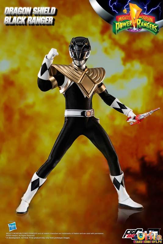 Threezero Mighty Morphin Power Rangers FigZero 1/6 Dragon Shield Black Ranger (US Ver.)