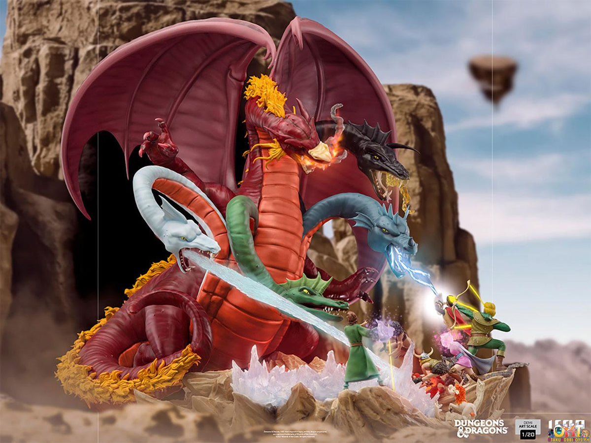 Iron Studios 1/20 Tiamat Battle Demi Art Scale - Dungeons and Dragons