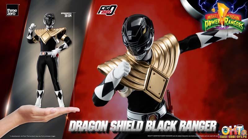 Threezero Mighty Morphin Power Rangers FigZero 1/6 Dragon Shield Black Ranger (US Ver.)