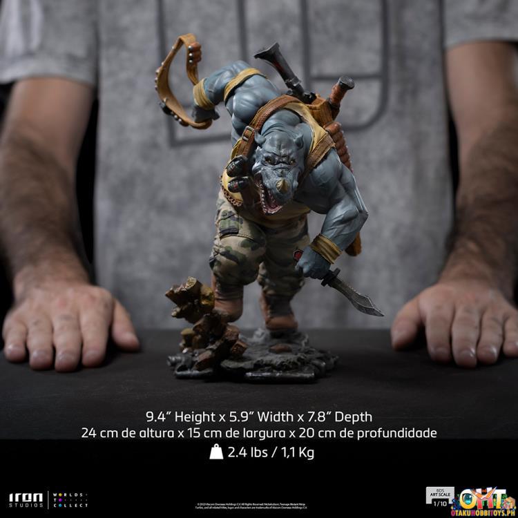 Iron Studios Teenage Mutant Ninja Turtles 1/10 Rocksteady BDS Art Scale