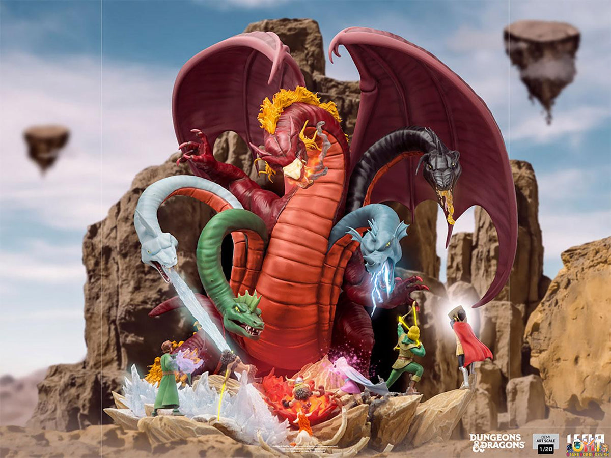 Iron Studios 1/20 Tiamat Battle Demi Art Scale - Dungeons and Dragons