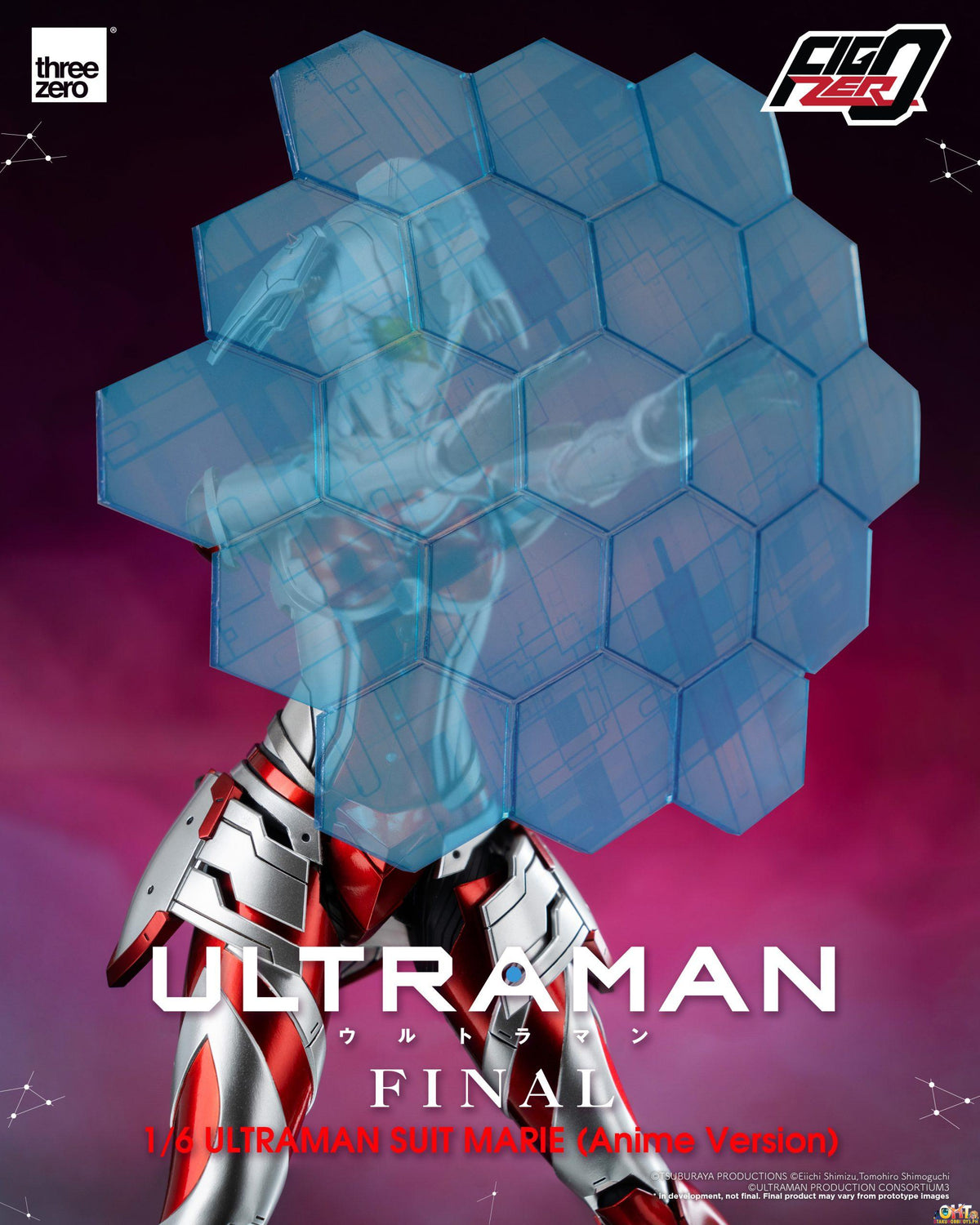 Threezero ULTRAMAN FINAL Season FigZero 1/6 ULTRAMAN SUIT MARIE (Anime Version)