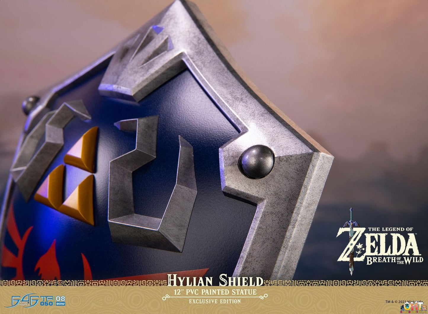 The Legend of Zelda Breath of The Wild Hylian Shield Statue | Collector Edition