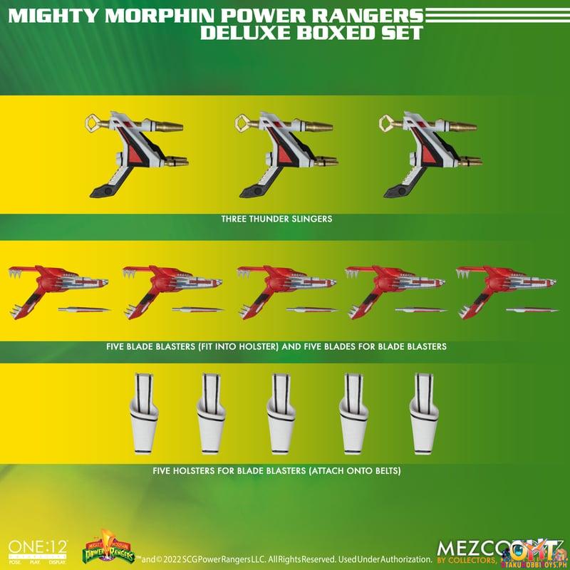 Mezco One:12 Mighty Morphin' Power Rangers Deluxe Boxed Set