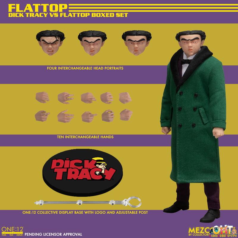 Mezco One:12 Dick Tracy vs Flattop Boxed Set