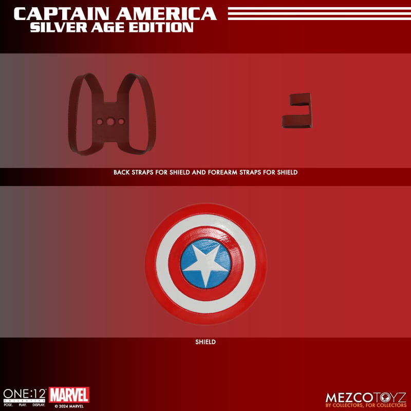 Mezco One:12 Collective Captain America – Silver Age Edition