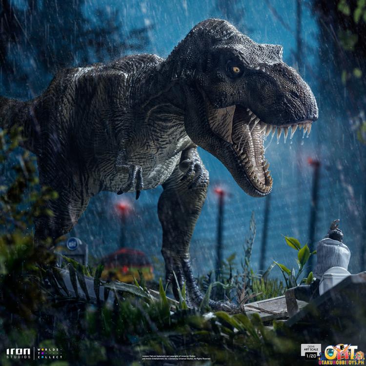 Iron Studios Jurassic Park 1/20 Rex and Donald Gennaro Demi Art Scale