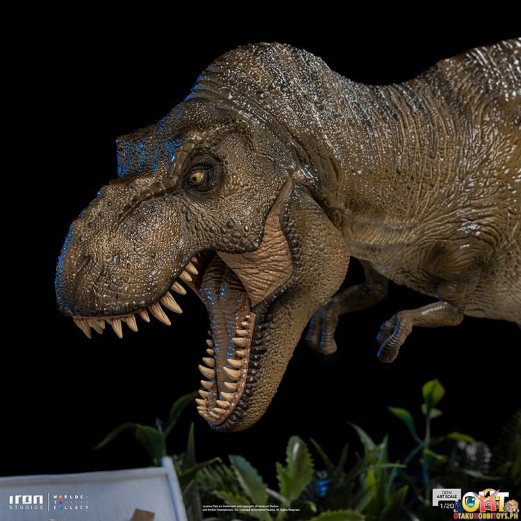Iron Studios Jurassic Park 1/20 Rex and Donald Gennaro Demi Art Scale