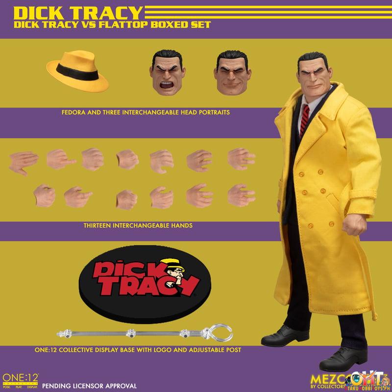 Mezco One:12 Dick Tracy vs Flattop Boxed Set