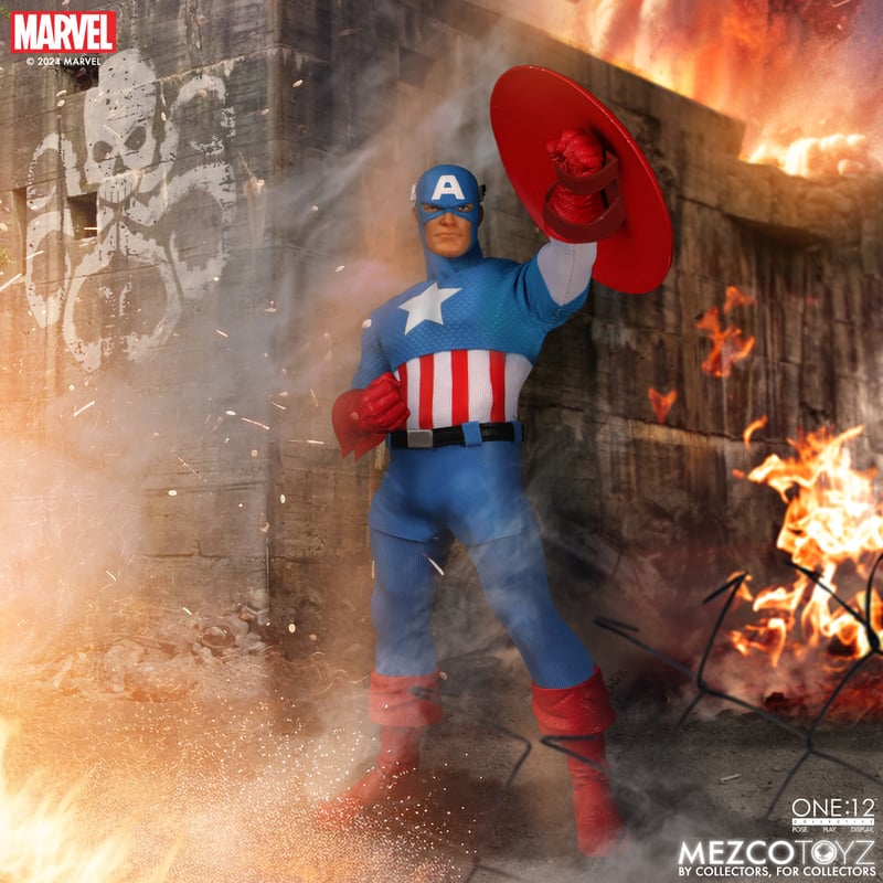 Mezco One:12 Collective Captain America – Silver Age Edition