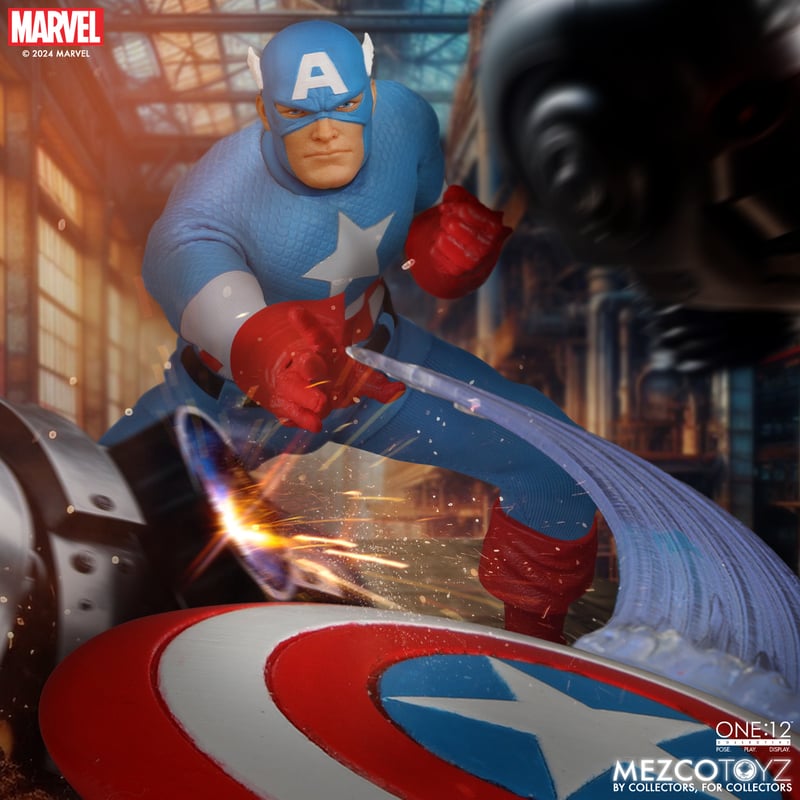 Mezco One:12 Collective Captain America – Silver Age Edition