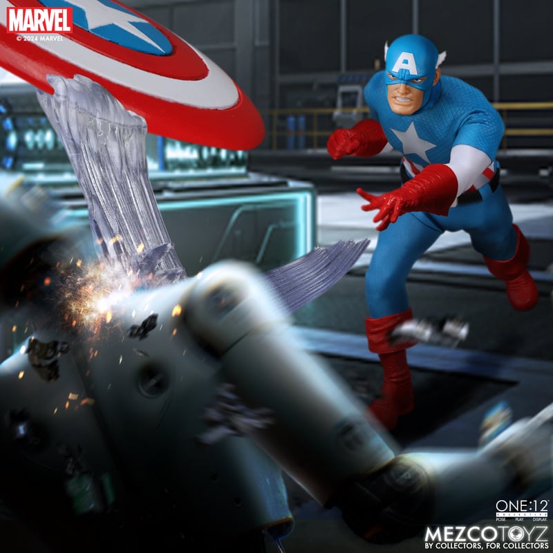 Mezco One:12 Collective Captain America – Silver Age Edition