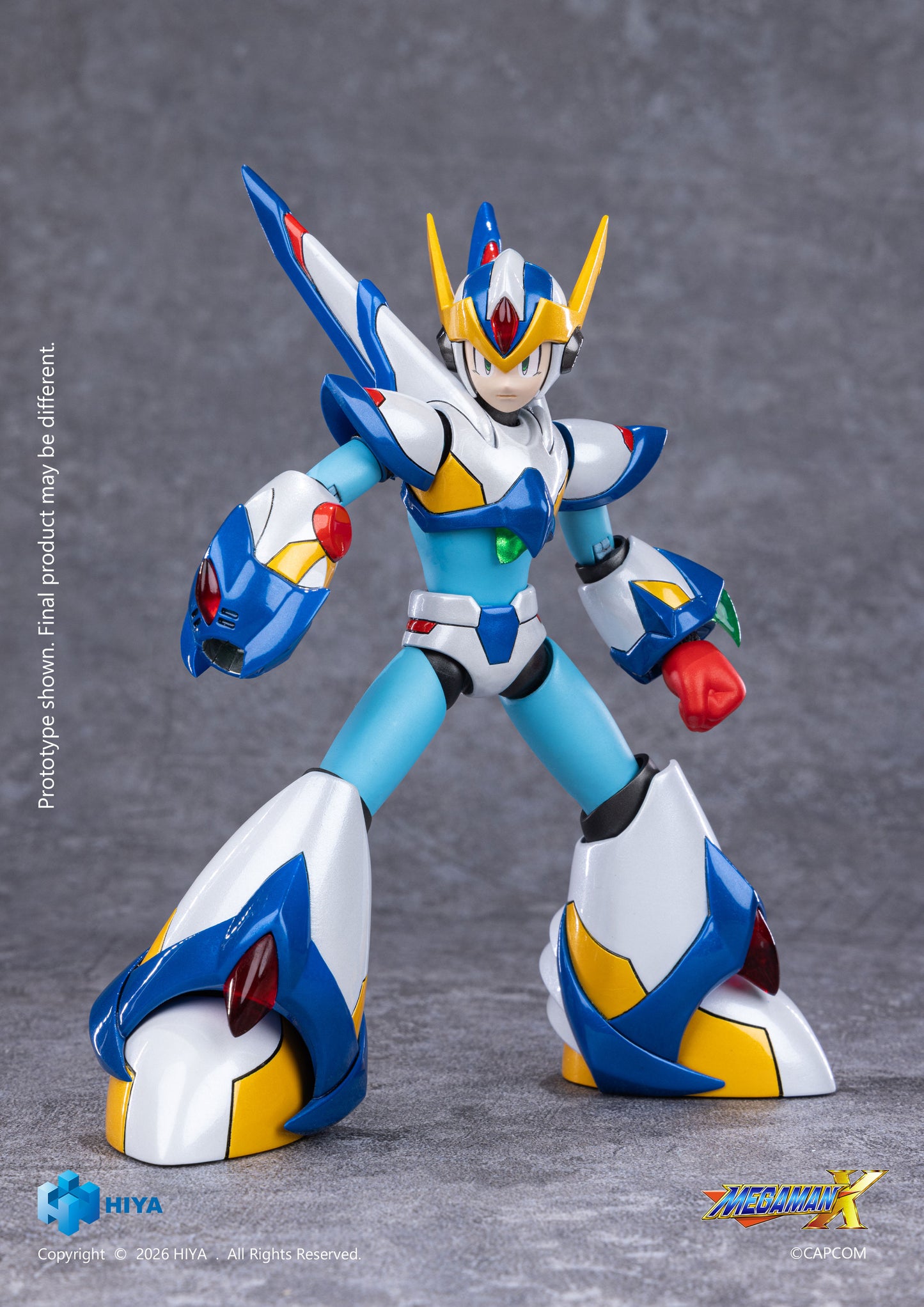 Hiya Toys Mega Man X Series 15cm X Falcon Armor Version Action Figure