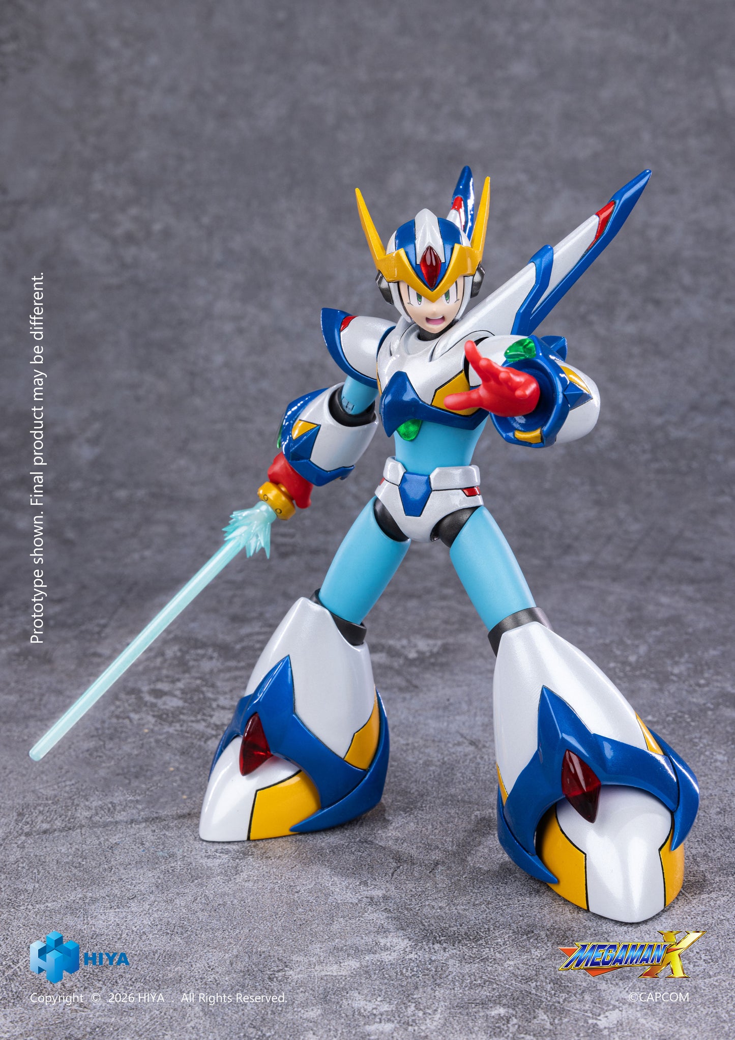 Hiya Toys Mega Man X Series 15cm X Falcon Armor Version Action Figure
