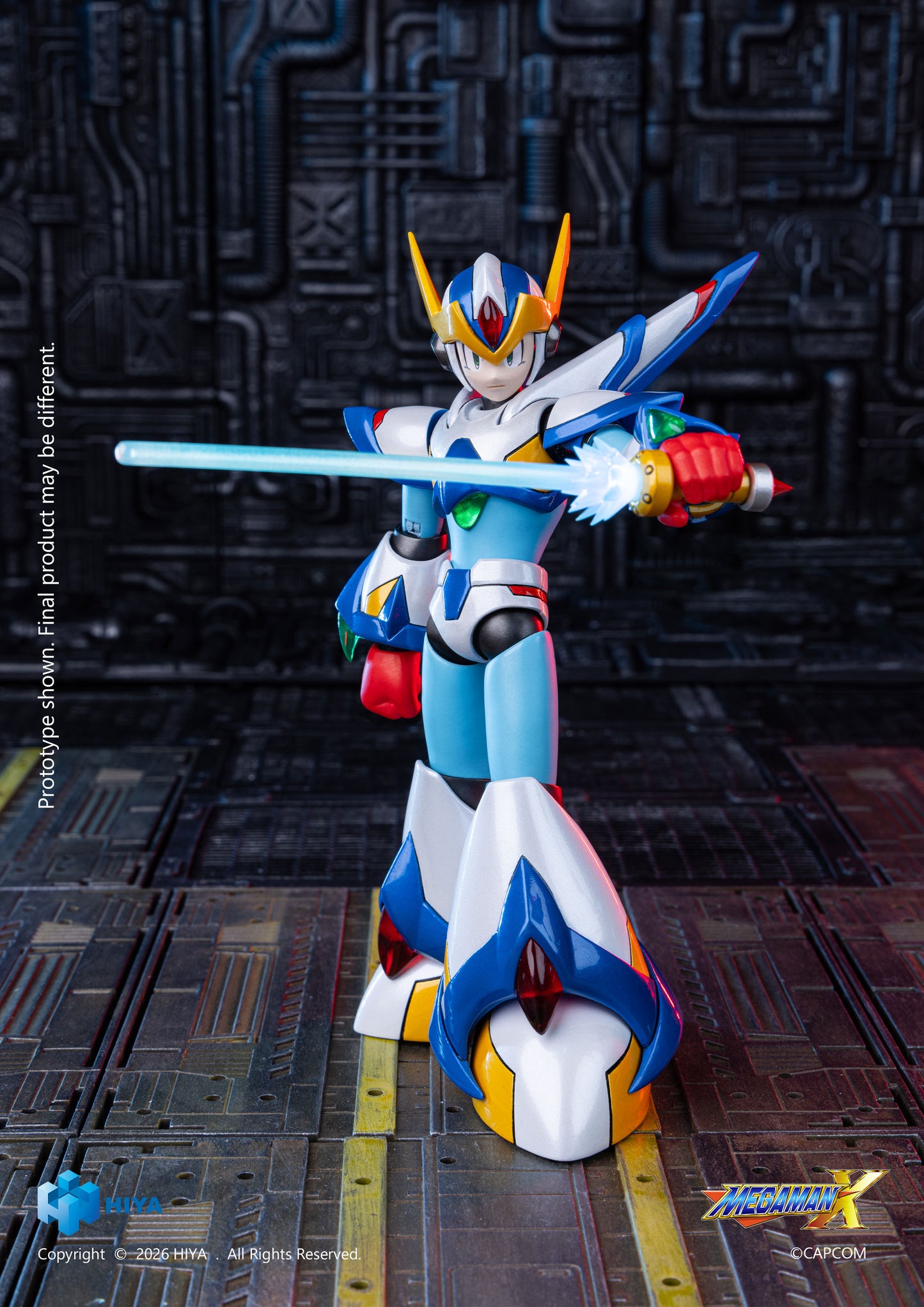 Hiya Toys Mega Man X Series 15cm X Falcon Armor Version Action Figure