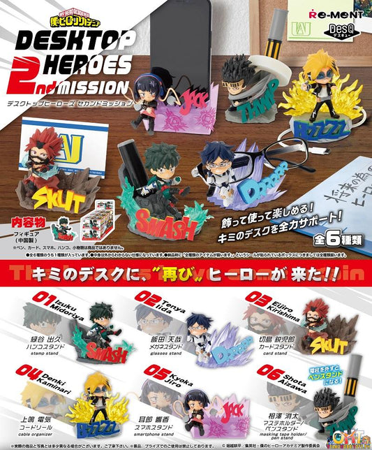 Re-Ment My Hero Academia Desktop Heroes 2nd Mission (Box of 6)