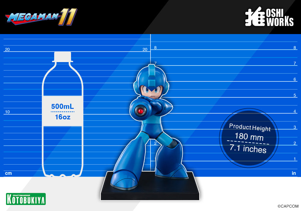 Kotobukiya Mega Man 11 MEGA MAN OSHI WORKS