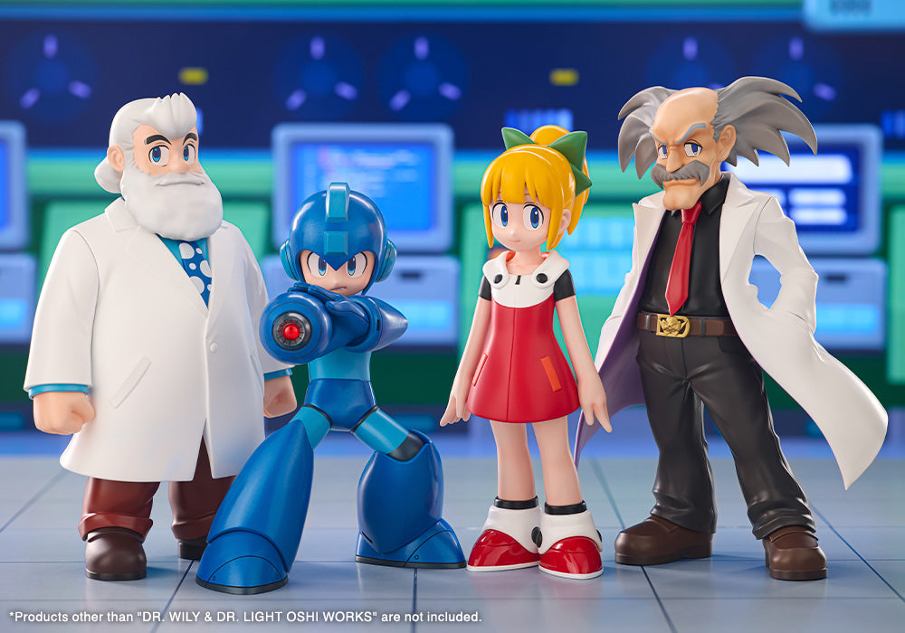Kotobukiya Mega Man 11 DR. WILY & DR. LIGHT OSHI WORKS