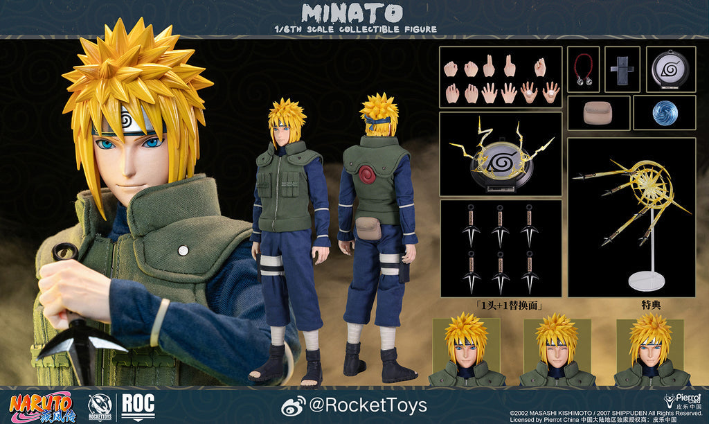 Rocket Toys 1/6 Naruto Shippuden - Minato Namikaze [Yellow Flash Ver.]