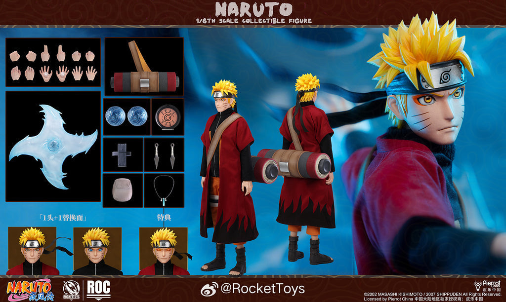 Rocket Toys Naruto Shippuden: Uzumaki Naruto [Sage Mode Ver.]