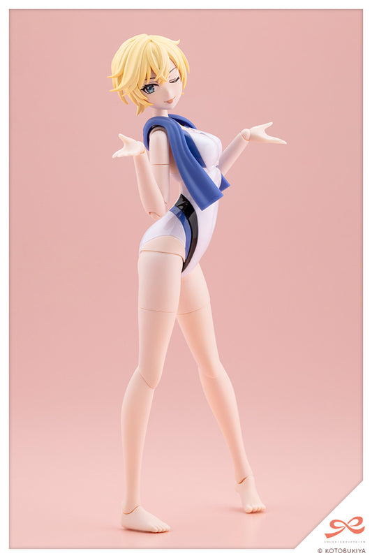 Kotobukiya SOUSAISHOJOTEIEN RUI SAOTOME TOUOU HIGH SCHOOL COMPETITIVE SWIMSUITDREAMING STYLE WHITE DOLPHIN