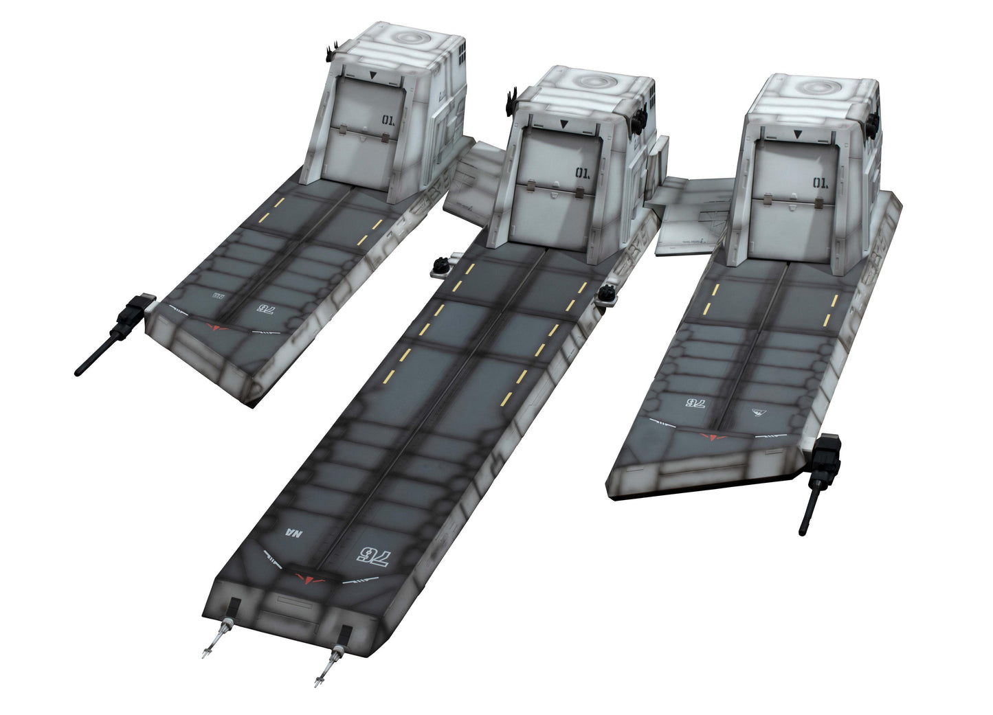 Megahouse Realistic Model Series: MOBILE SUIT GUNDAM UNICORN (1/144 HG series) Nahel Argama catapult deck (UC ver.)