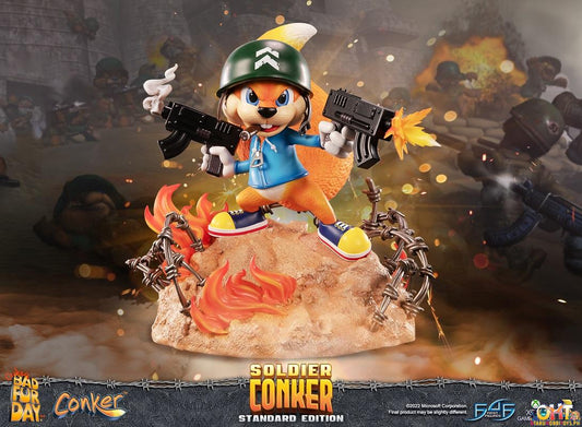 First4Figures Conker's Bad Fur Day Soldier Conker [Standard Edition]