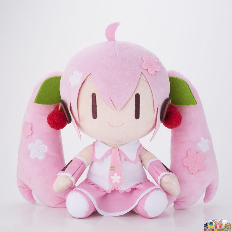 Taito Vocaloid Big Plush Sakura Miku Deformed Ver.