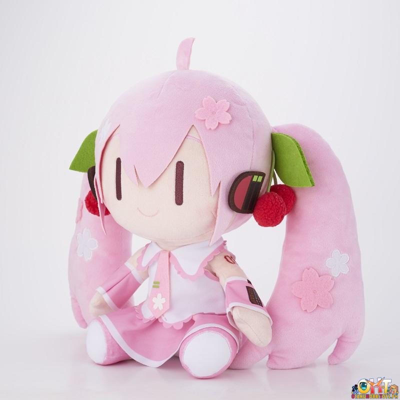 Taito Vocaloid Big Plush Sakura Miku Deformed Ver.