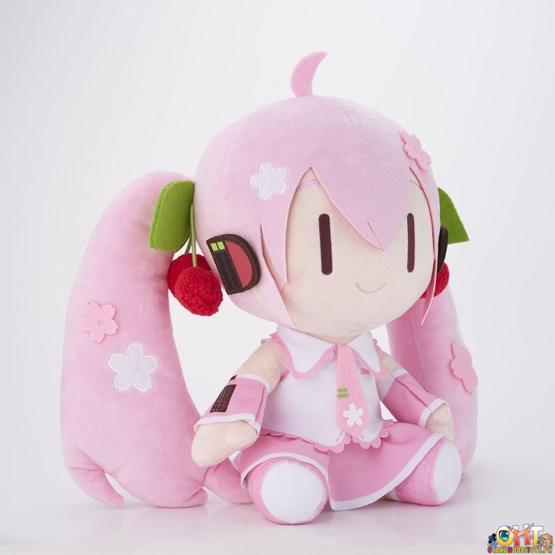 Taito Vocaloid Big Plush Sakura Miku Deformed Ver.