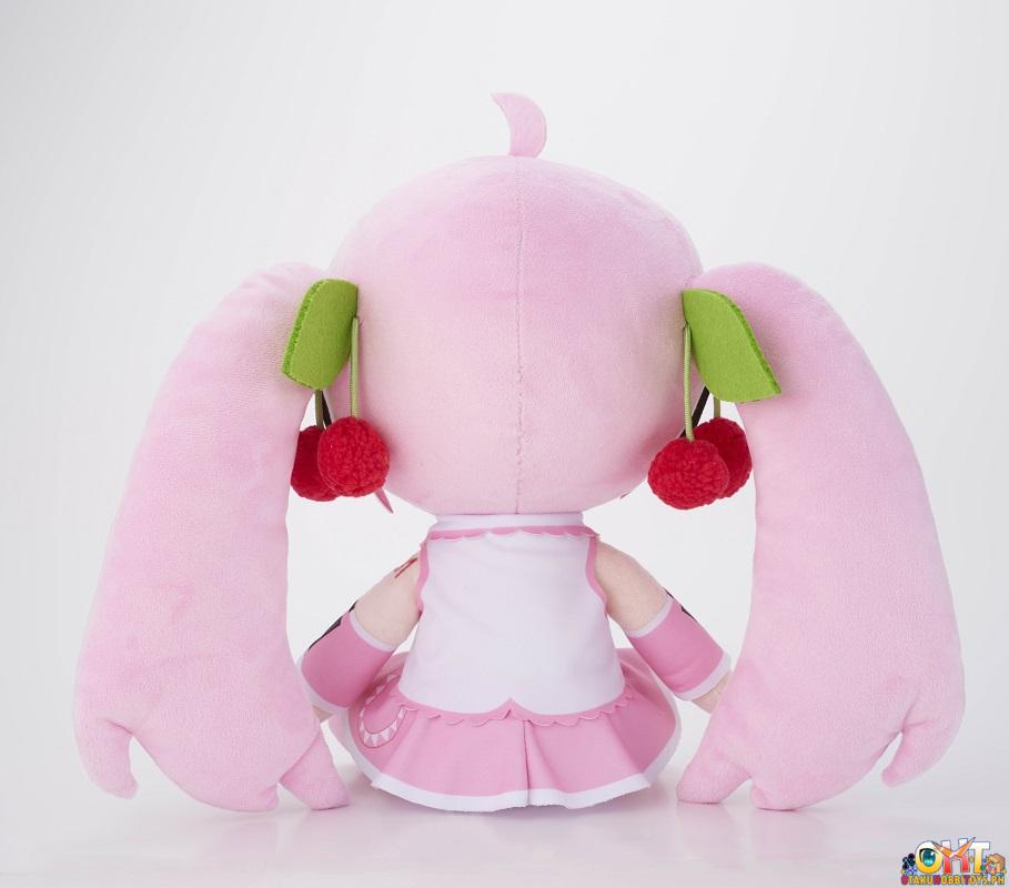 Taito Vocaloid Big Plush Sakura Miku Deformed Ver.