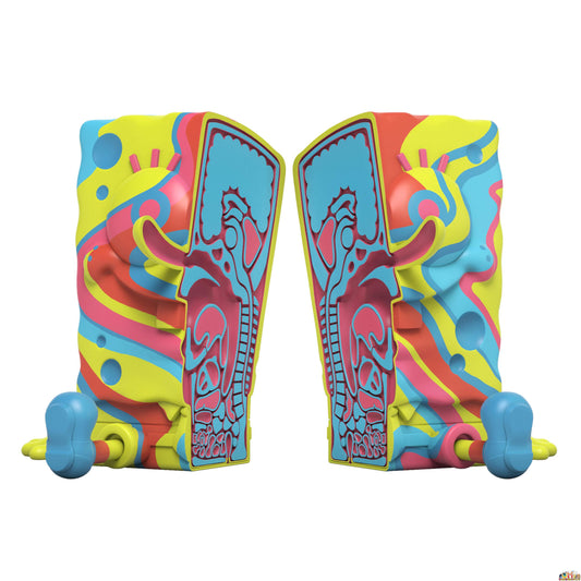 Mighty Jaxx XXPOSED SpongeBob SquarePants (Rainbow Swirl Edition) by Jason Freeny