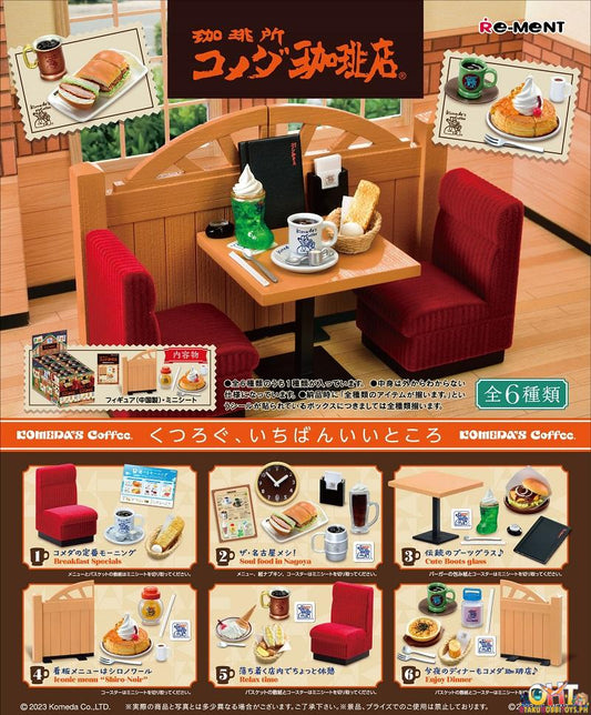 [RE-OFFER] Re-Ment Komeda's Coffee [Box of 6]