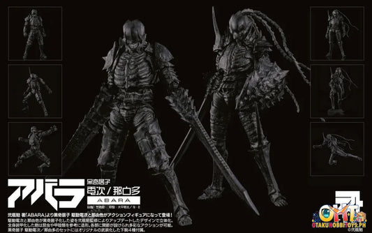 ABARA: 1/12 Black Gaunas Kudou Denji & Nayuta Action Figures abara