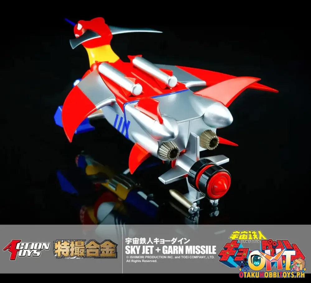 Action Toys Space Ironman Kyodain Diecast Skyjet + Garn Missile Articulated Figure