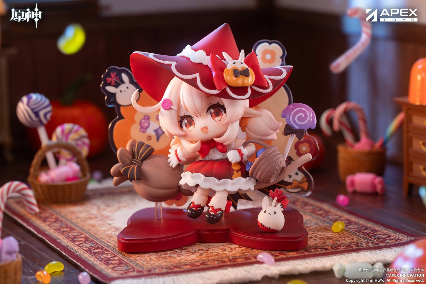 APEX TOYS GENSHIN IMPACT Twilight Whimsy Series Chibi Figure: KLEE Painted Figure