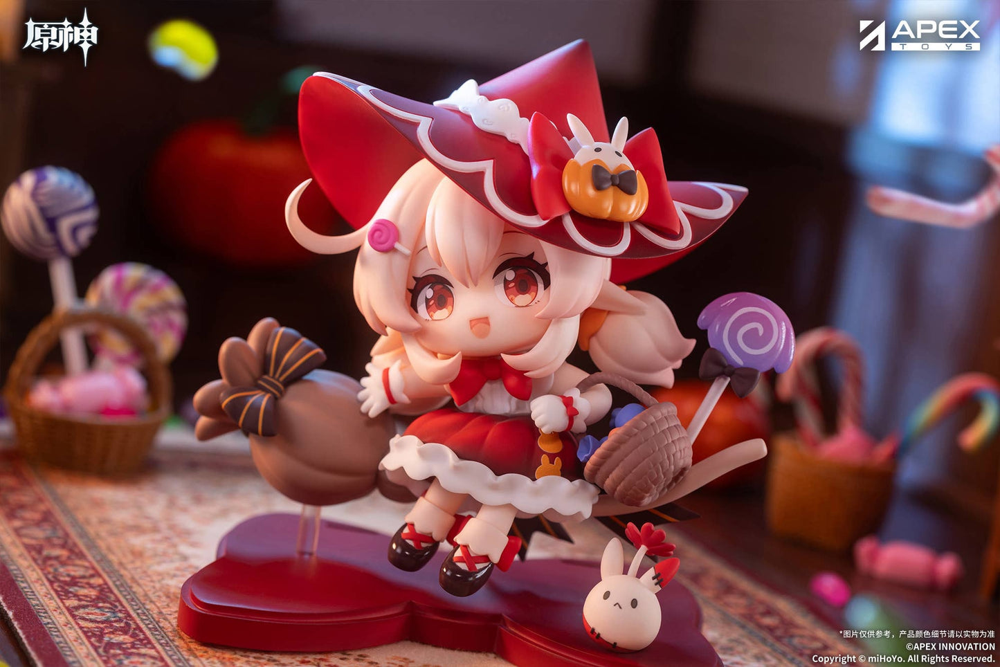 APEX TOYS GENSHIN IMPACT Twilight Whimsy Series Chibi Figure: KLEE Painted Figure
